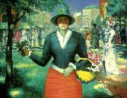 Kazimir Malevich flower girl Spain oil painting artist